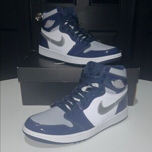 Jordan 1 Retro High Golf “Patent Midnight Navy” Men’s Size 10.5